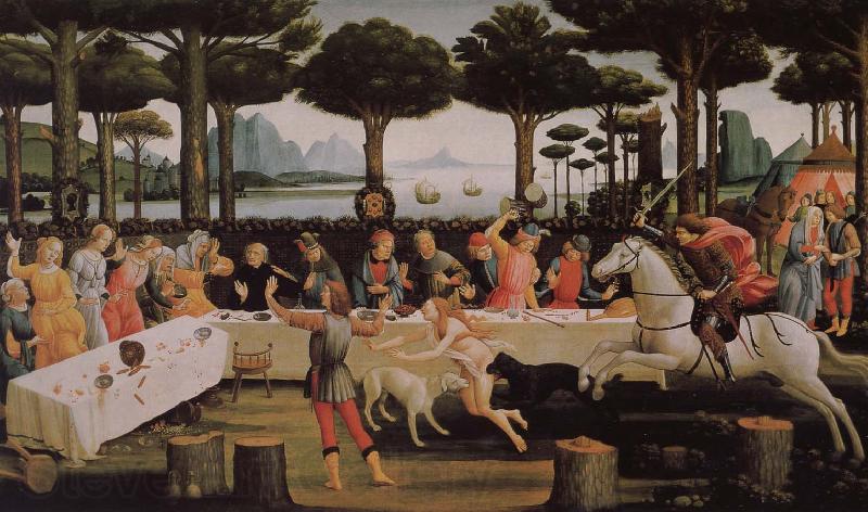 Sandro Botticelli Follow up sections of the story Norge oil painting art